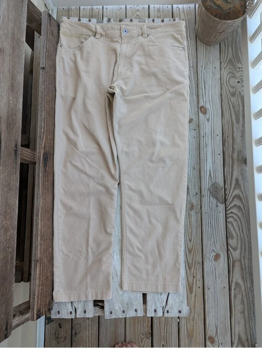 The North Face Pants Men 36x29 Beige Straight Leg Casual Gorpcore Hiking Trouser